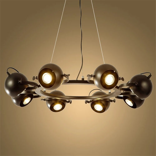 suspension rétro industrielle en fer pour magasin