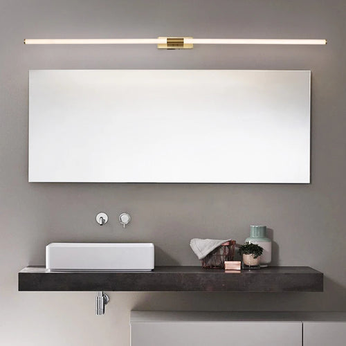 Moderne LED-Wandleuchte aus goldfarben beschichtetem Aluminium 360 Glow - vue 3 sur 6
