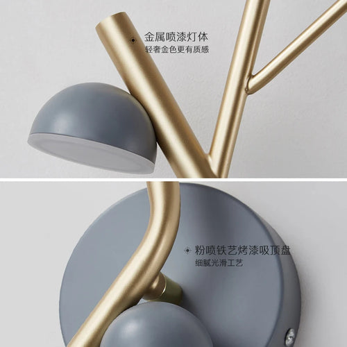 applique murale led moderne et créative pour intérieur décoratif - vue 5 sur 8