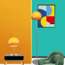 lampadaire nordique rétro contemporain avec abat-jour champignon