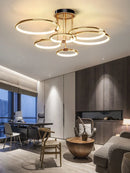 Moderne nordische Wohnzimmer-Deckenleuchte für ein warmes Ambiente