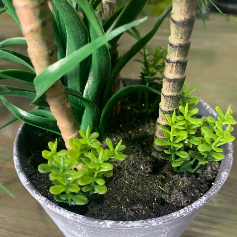 cactus tropical artificiel pour décoration de bureau - vue 5 sur 12