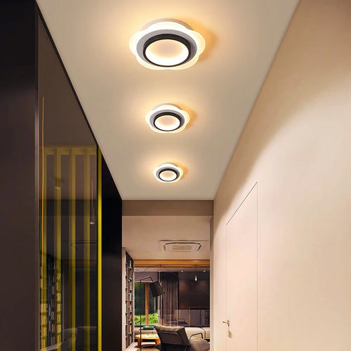 Kreative LED-Deckenleuchte im nordischen Design zur stilvollen Dekoration Ihres Zuhauses - vue 3 sur 9