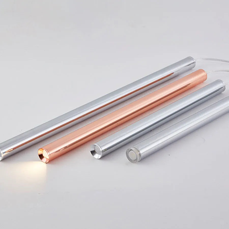 Cylindre Long Tube suspension LED lumières magasin Bar comptoir île suspension lampe fond salle à manger restaurant suspension lumière - vue 7 sur 12