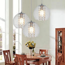 suspension moderne en verre pour décoration intérieure élégante