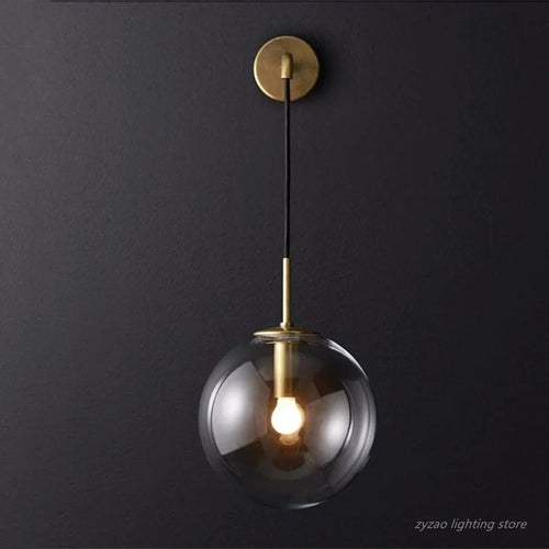 Moderne Glas-Wandleuchte für elegante Innendekoration - vue 5 sur 12