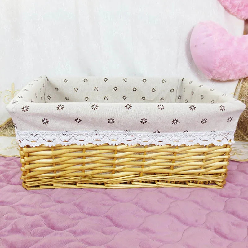 paniers de rangement en rotin faits main pour diverses utilisations - vue 8 sur 16