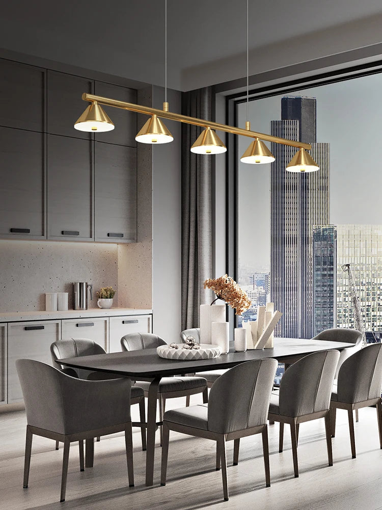 lustre moderne minimaliste luxe nordique led créatif