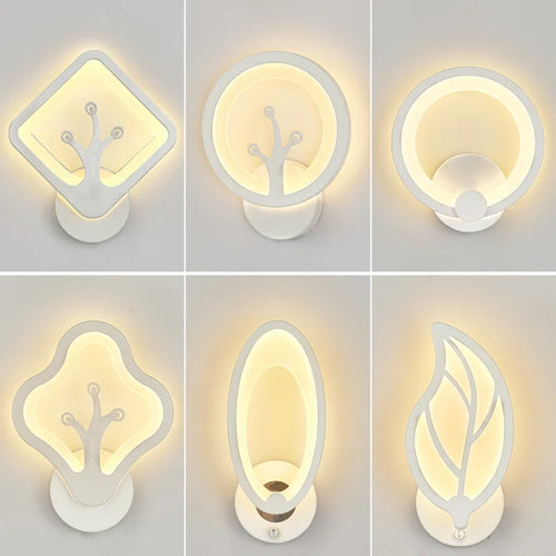 applique murale led moderne avec interrupteur minimaliste - vue 7 sur 12