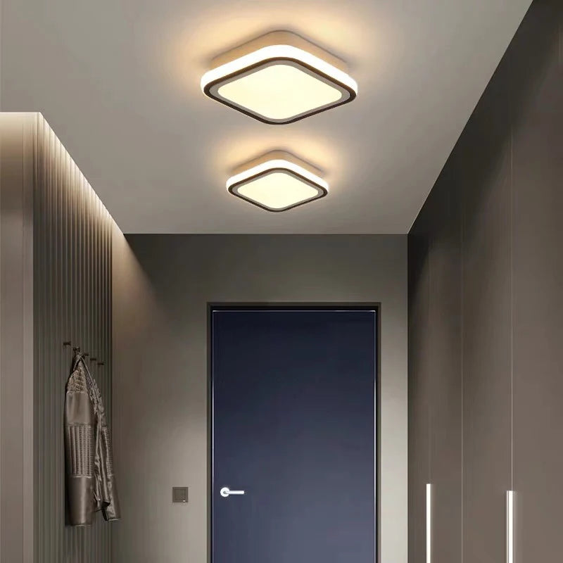 Allée Led plafonnier pour couloir balcon chambre éclairage AC110V AC220V moderne nordique intérieur lumières cuisine luminaires luminaria - vue 6 sur 12