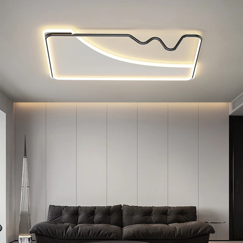 Dekorative LED-Deckenleuchte für modernes und elegantes Interieur - vue 3 sur 15