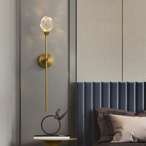 Moderne luxuriöse Kristall-Wandleuchte dekorativ LED - vue 3 sur 8