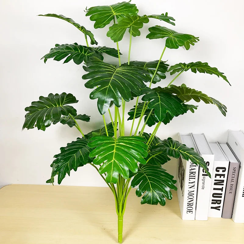 plante artificielle tropicale monstera pour décoration intérieure et extérieure - vue 4 sur 11