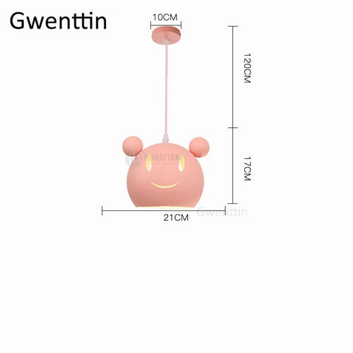 Nordische Pendelleuchte für Kinder modernes dekoratives Design - vue 15 sur 18
