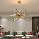 Kronleuchter Vintage Design Sputnik mit Armen aus Eisen