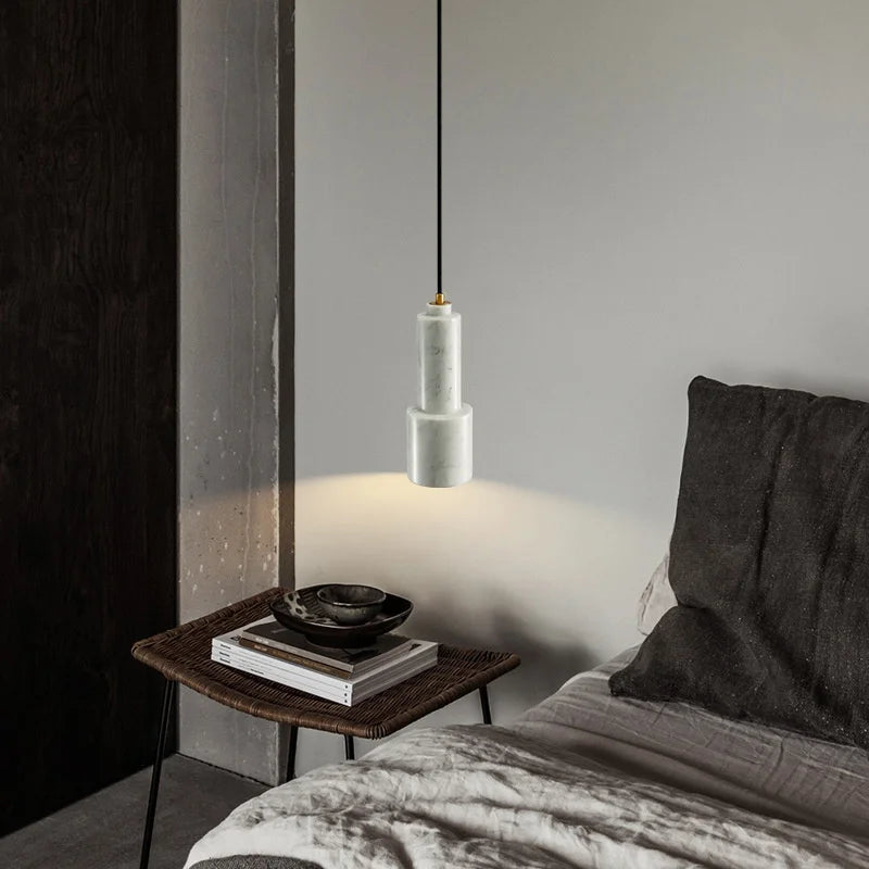 lampe de poche créative en forme de marbre pour décoration nordique led - vue 5 sur 8