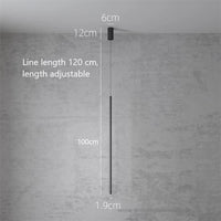 Moderne dekorative LED-Pendelleuchte im minimalistischen Design