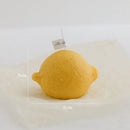 bougie parfumée citron artisanale pour décoration photo et fêtes