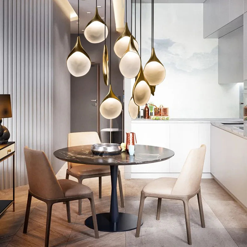 suspension moderne en forme de cuillère pour décoration rétro - vue 3 sur 7