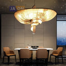 Pendelleuchte aus Aluminium im LED-Art-déco-Vintage-Stil