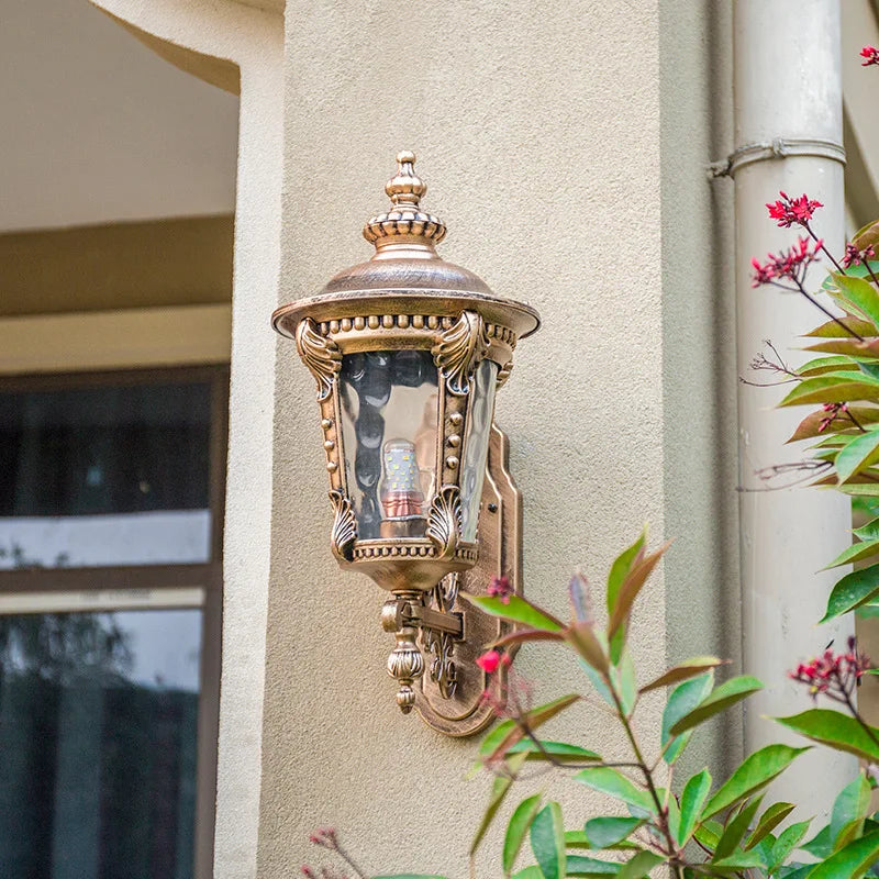 applique murale extérieure étanche style rétro européen pour jardin - vue 9 sur 8