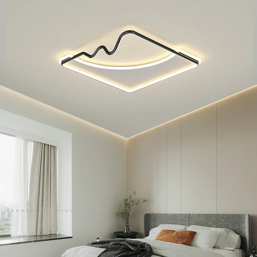 Dekorative LED-Deckenleuchte für modernes und elegantes Interieur - vue 5 sur 15