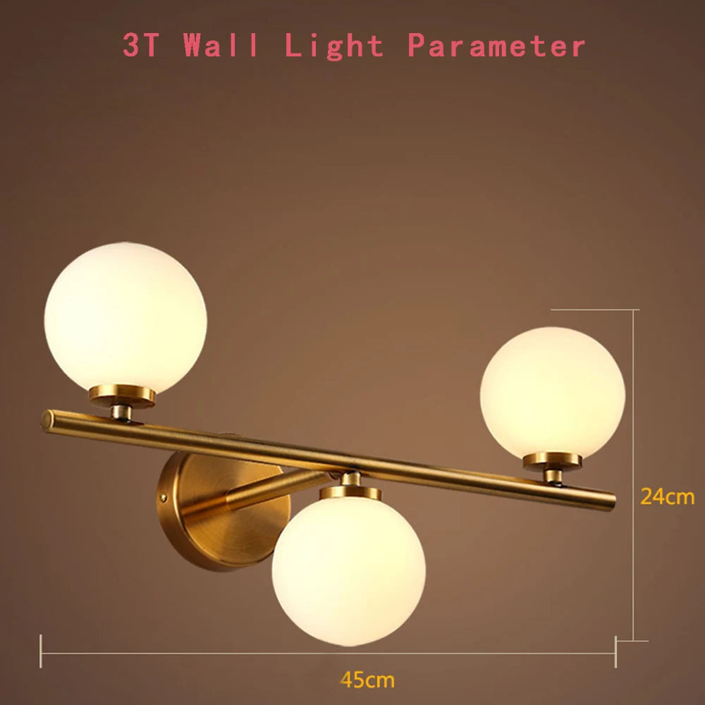 applique murale led intensité variable verre bain miroir chambre coucher 85-265v - vue 6 sur 8