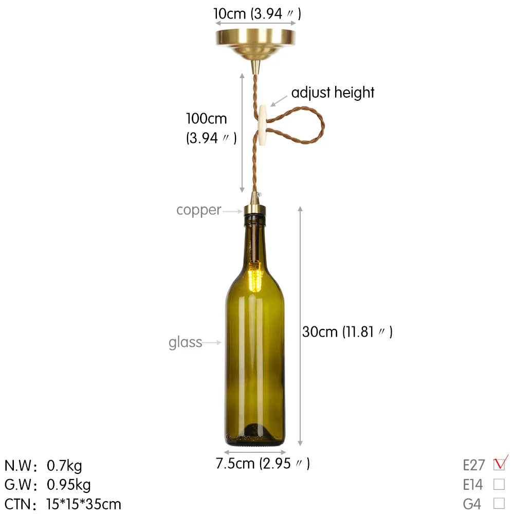 LED-Pendelleuchte aus Messing und Glas modernes dekoratives Design - vue 12 sur 12
