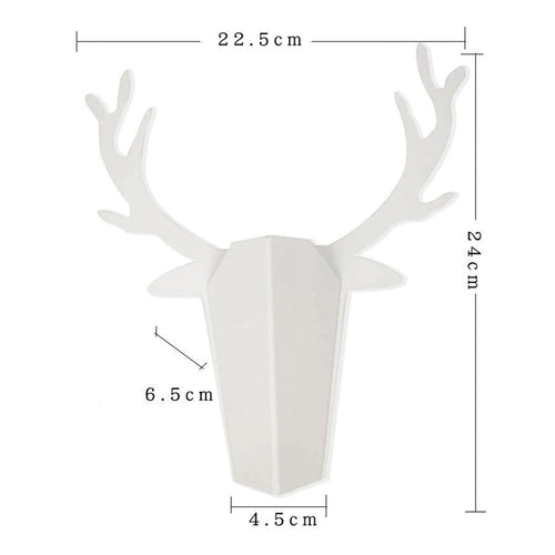 Minimalistische LED-Wandleuchte in Geweihform - vue 6 sur 8
