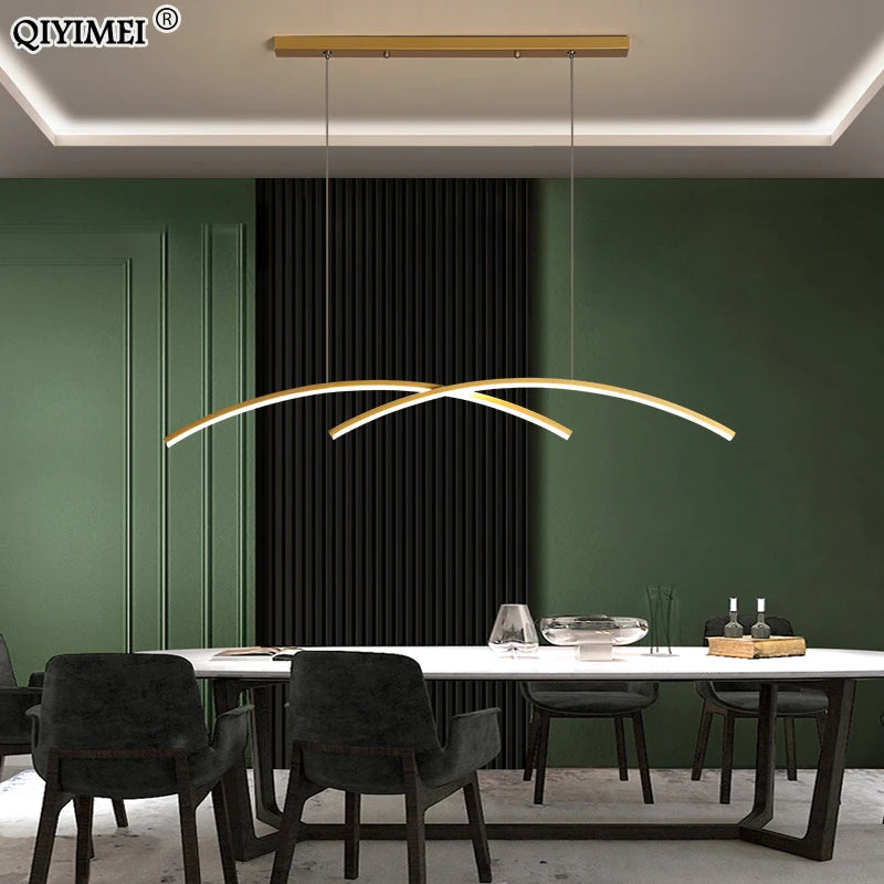 suspension led moderne à intensité variable éclairage intérieur nouvelle lampe - vue 4 sur 10