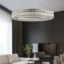 Postmoderne Kristall-Pendelleuchte für elegantes Interieur