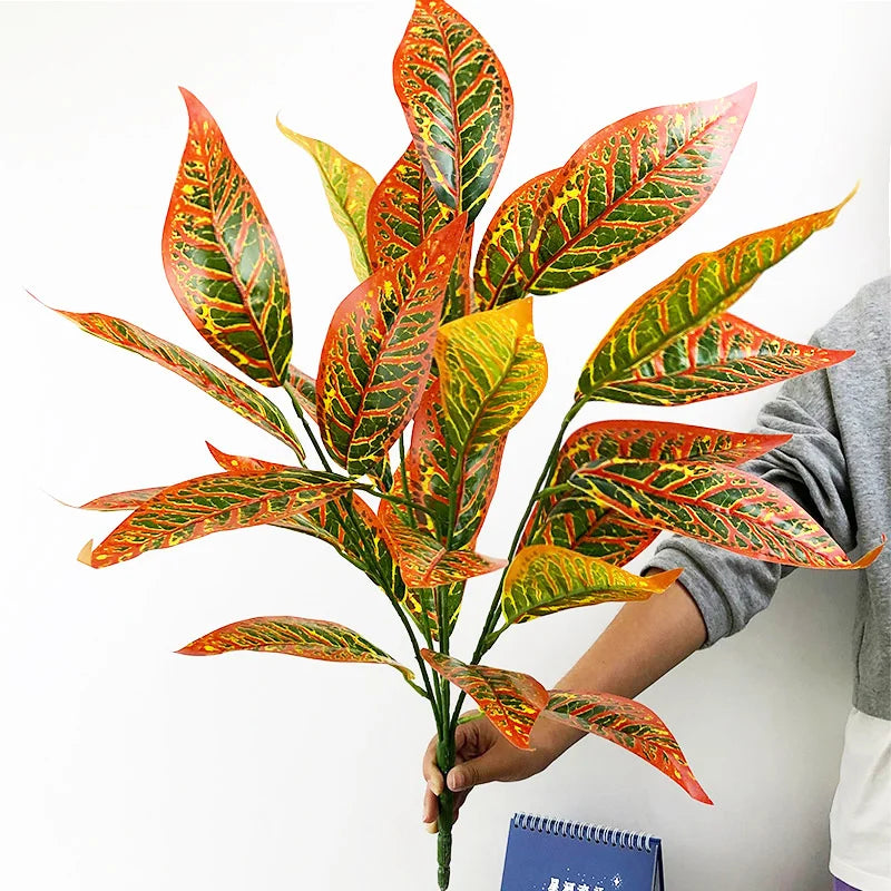 grand arbre artificiel monstera tropical pour décoration intérieure et jardin - vue 13 sur 13