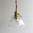 Vintage Loft Pendelleuchte aus Messing und Glas für stilvolle Wohnraumdekoration