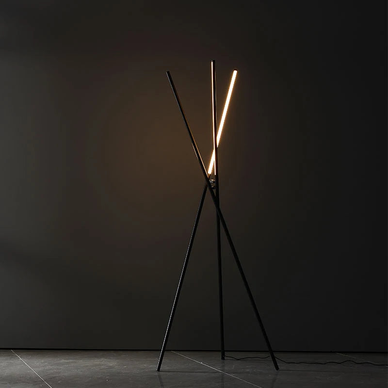 lampadaire nordique moderne design led pour décoration intérieure - vue 3 sur 7