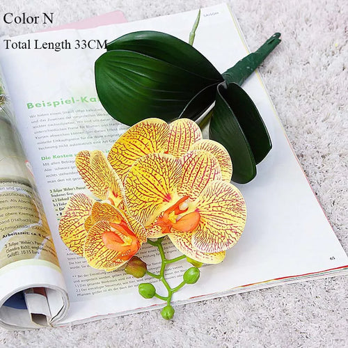 orchidée en latex luxe pour décoration mariage et événements - vue 15 sur 26