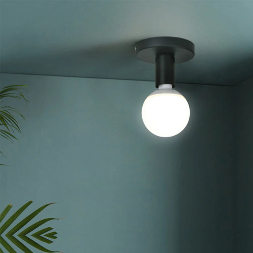Vintage Pendelleuchte aus Metall für elegantes Interieur - vue 2 sur 8