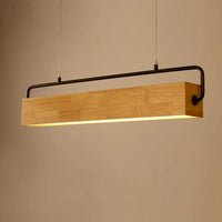 lampes suspendues nordiques en bois led modernes