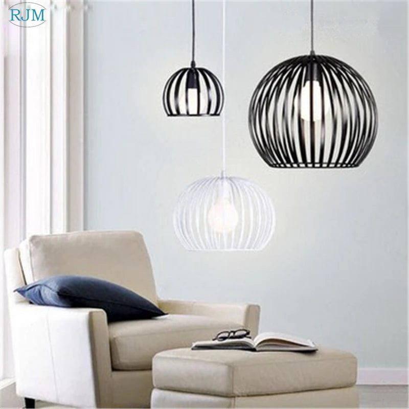 lampes suspendues industrielles vintage nordiques pour bars et restaurants - vue 3 sur 10