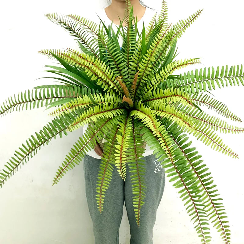 Plantes tropicales palmier artificiel décoration murale suspendue