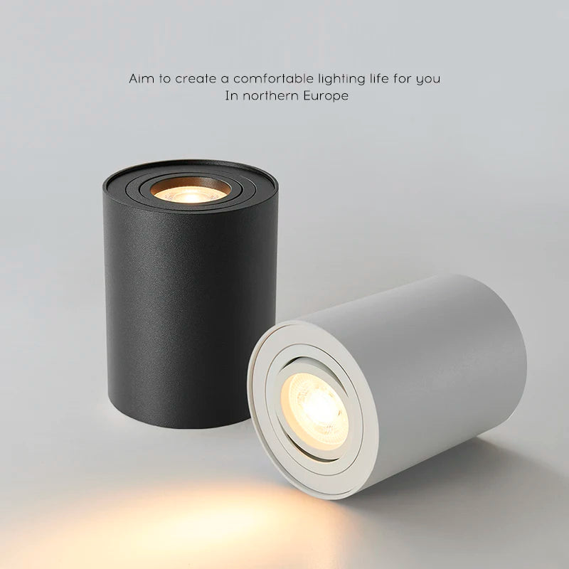 projecteurs led cob foco spot plafond rail lumières spot maison magasin - vue 5 sur 12