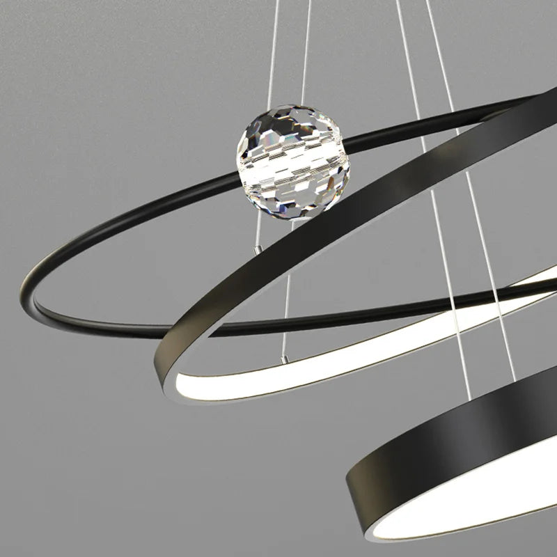 lustre moderne en cristal éclairage créatif pour intérieur - vue 6 sur 6