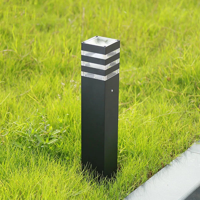 Moderne wasserdichte minimalistische Gartenleuchte für außen - vue 7 sur 8