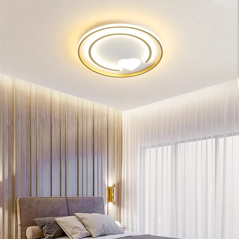 Kreative LED-Deckenleuchte für helle und moderne Wohnräume - vue 5 sur 14