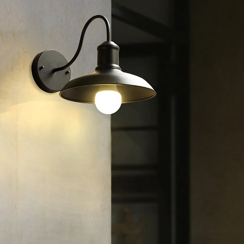lumière extérieure étanche style loft américain vintage - vue 5 sur 12