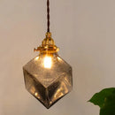 Pendelleuchte aus japanischem Glas im Vintage-Stil für industrielle Einrichtung