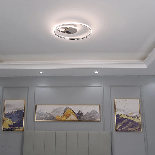 Moderne LED-Deckenleuchte für stilvolle Wohnraumgestaltung - vue 5 sur 10