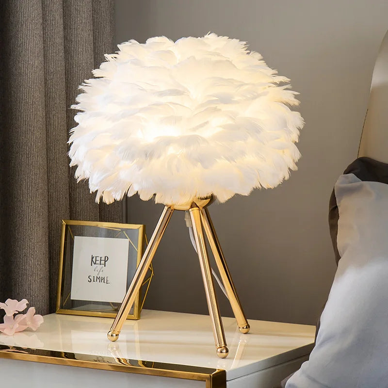 Lampe plume