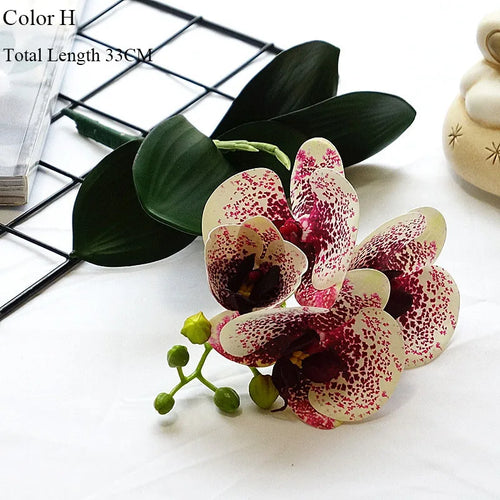orchidée en latex luxe pour décoration mariage et événements - vue 16 sur 26
