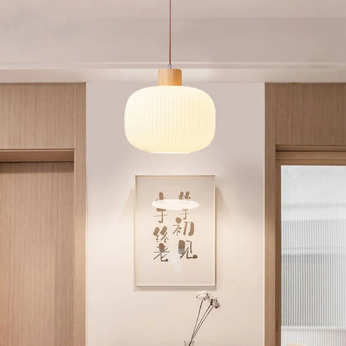 Kronleuchter im sanften japanischen Retro-Stil für Restaurant und Gasthaus - vue 5 sur 9