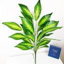 grand arbre artificiel monstera tropical pour décoration intérieure et jardin